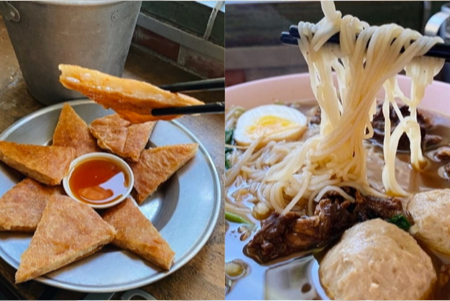 台北公館美食︱泰街頭給你最正宗的泰式街頭小吃，佛統滷牛肉米線、冬蔭湯麵、月亮蝦餅超高CP值的百元美食