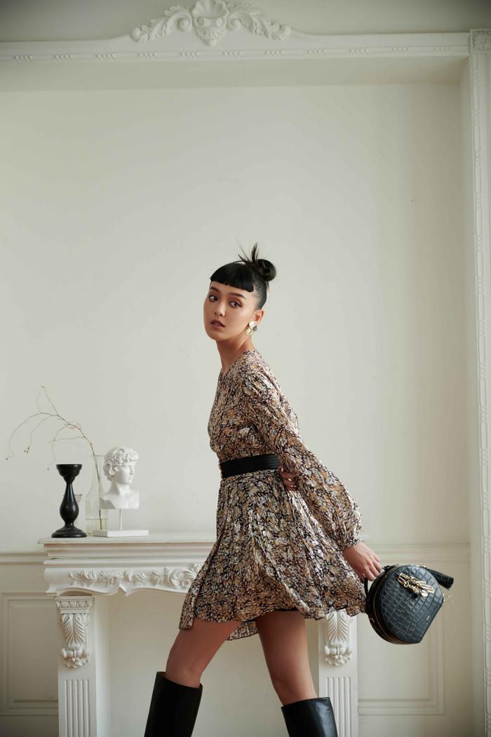 時尚指標Kiwi李函演繹Maje Girl形象，從辦公桌到迪斯可打造出豐富的時尚穿搭範本