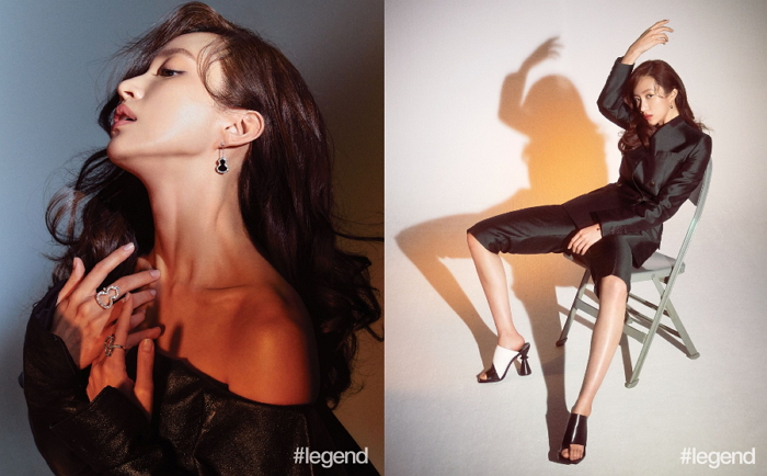 韓國女星Hani哈妮拍攝《#Legend》雜誌畫報 疊戴穿搭出Qeelin時尚態度