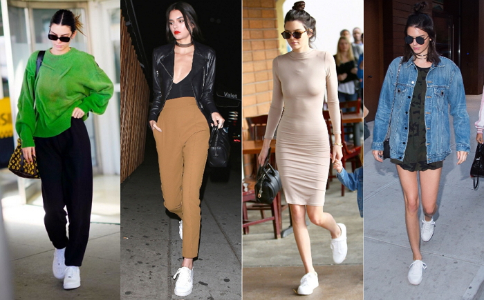 Kendall Jenner夏日「小白鞋」穿搭，輕鬆打造超模日常！精選10雙時尚精品小白鞋推薦