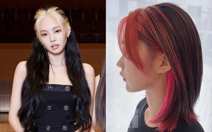 Jennie新髮型參考自進藤光？韓偶像最新流行「觸角染髮」，大膽的挑染造型延燒整個偶像圈，還成為韓國髮廊最新流行