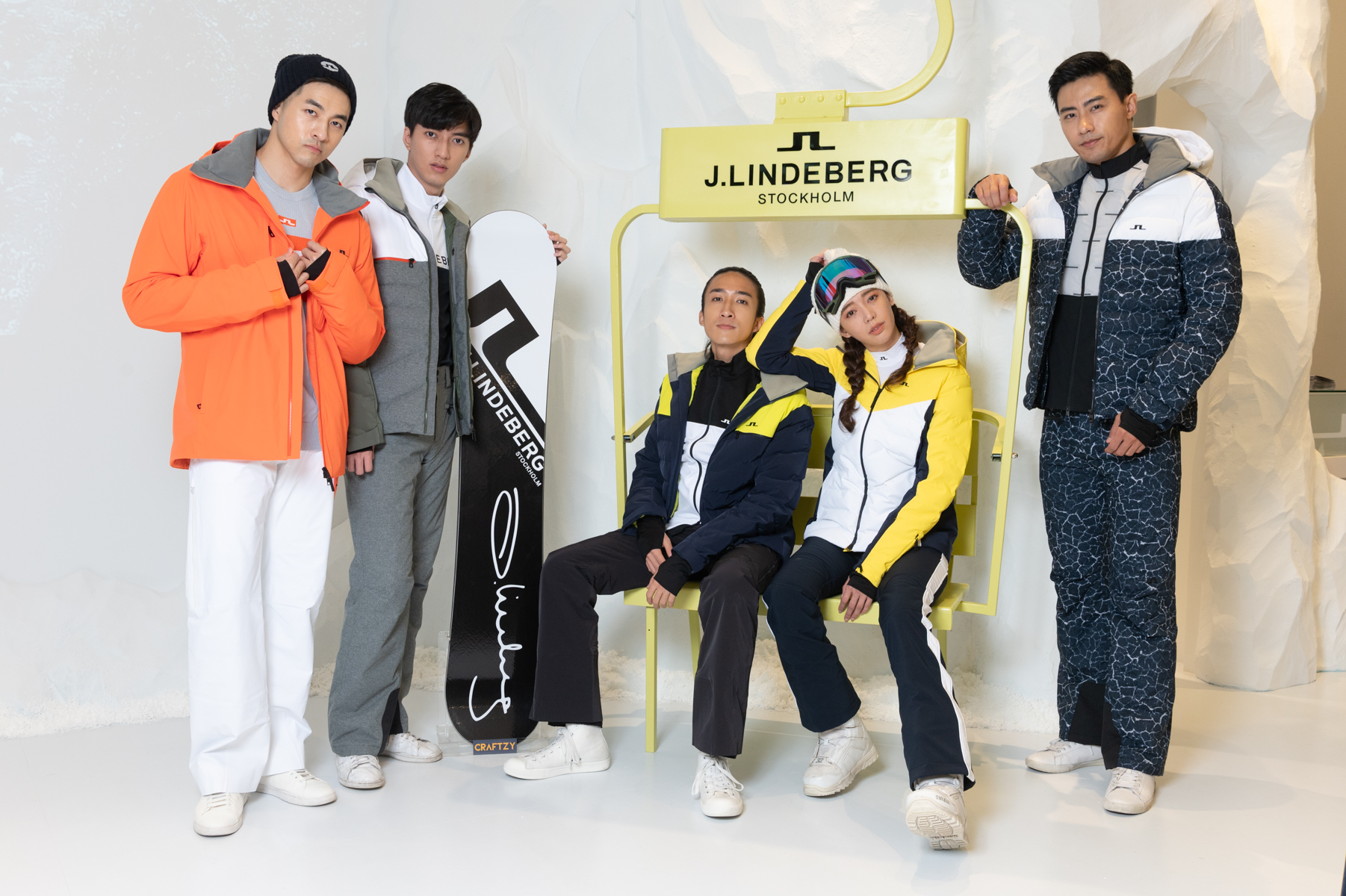 滑雪女神王心恬帶你體驗VR滑雪探險之旅 瑞典的時尚品牌 J.LINDEBERG 虛實互動滑雪概念店盛大開幕
