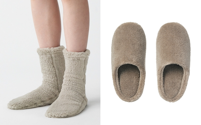 MUJI 是冬季的最佳夥伴：絨毛襪、羽絨圍巾、羊毛針織帽是必備清單
